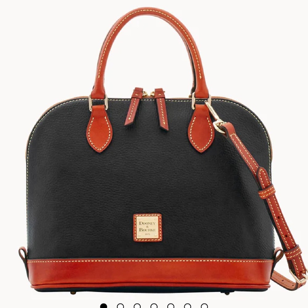 Dooney & Bourke Pebble Grain Zip Zip Satchel